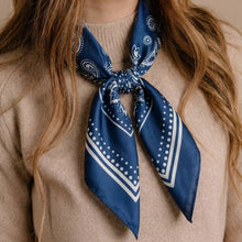 Navy Bandana Scarf