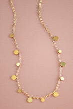 Gold Disc Necklace