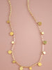 Gold Disc Necklace