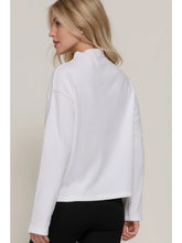 Remi Ribbed Top-WHITE