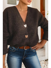 Mila Metal Button Sweater