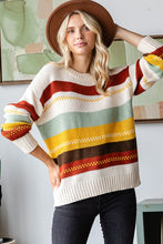 Amber Horizons Knit Striped Sweater