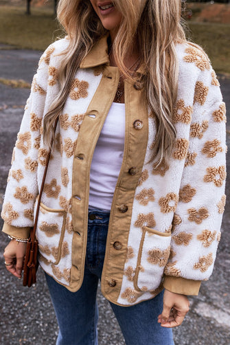 Faye Flower Button Jacket