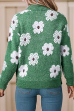 Flynn Floral Sweater-Green