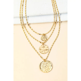 Hadley Hammered Necklace