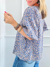 Lochland Leopard Puff Sleeve Blouse