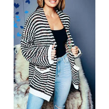 Never a Doubt - Chenille Rainbow Striped Cardigan