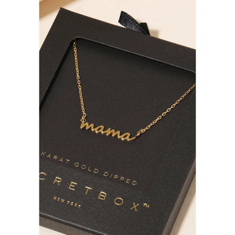 Mama Pendant Necklace