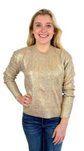 Rowayne Gold Foil Sweater