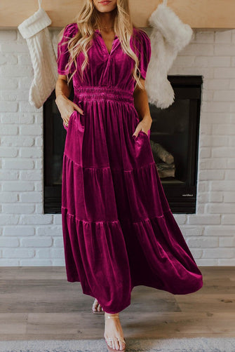 Vera Velvet Maxi Dress