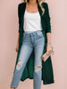 Viola Velvet Cardigan-GREEN