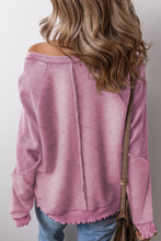 Waverly Waffle Sleeve Sweatshirt