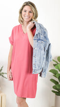 Makes Me Happy - Rose V-Neck Dress