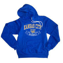 Kansas City Baseball -- BELLA+CANVAS® - Sponge Fleece Hooded Sweatshirt