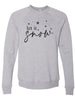 Let It Snow -- BELLA+CANVAS® - Sponge Fleece Raglan Crewneck Sweatshirt